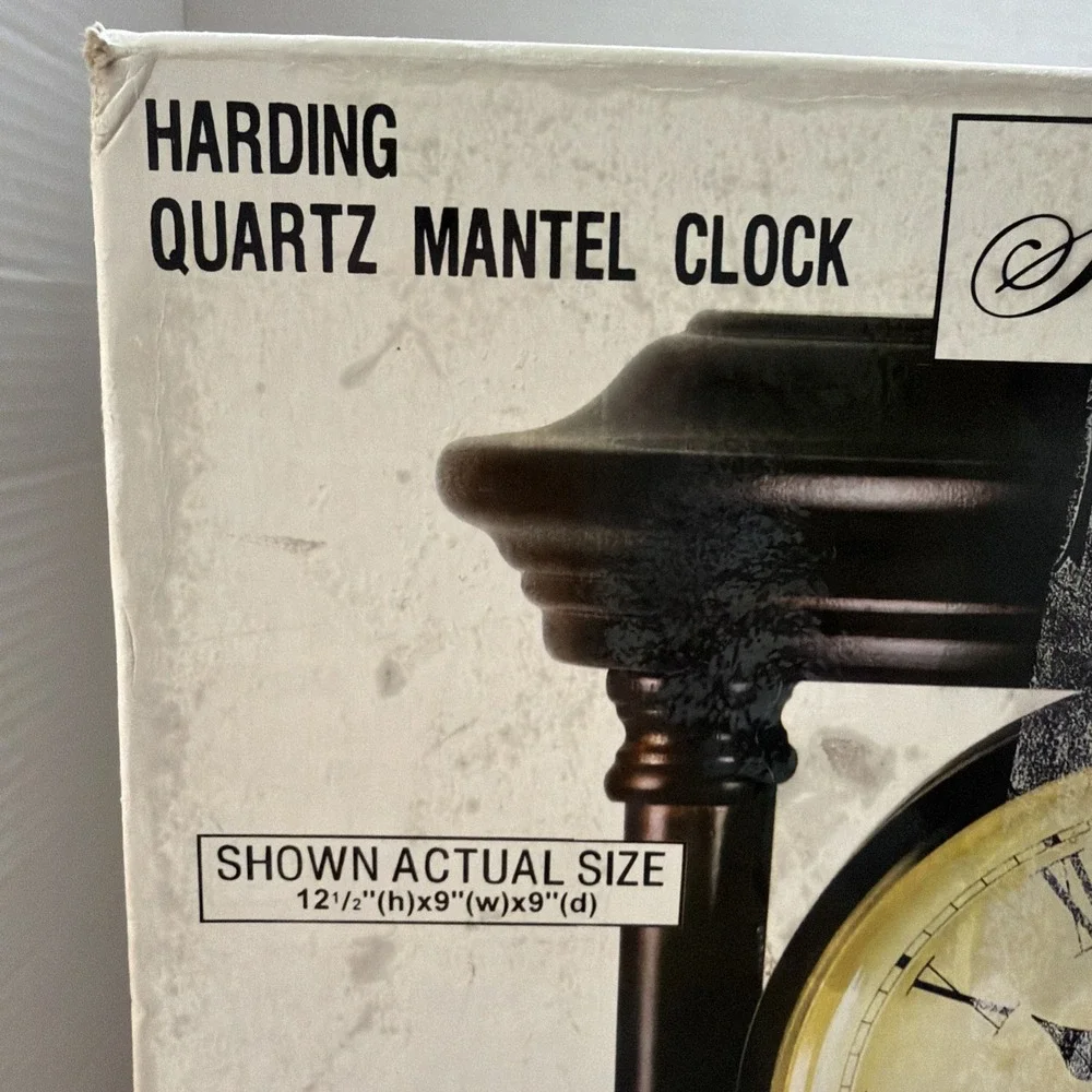 NEW IN BOX SETH THOMAS HARDING TABLE/MANTEL CLOCK MCH-1623  READ & SEE PICTURES